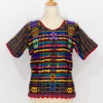 huipil artesanal para mujer multicolor